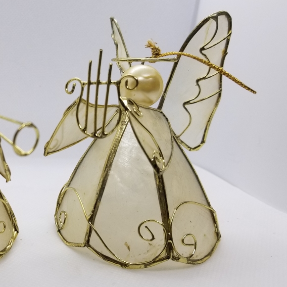 Vintage Acrylic Angel Ornaments (pair) - Picture 3 of 3